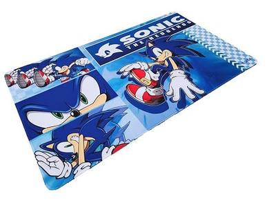 KESS: Sonic: Playmat - Modern Sonic - 23.75 x 13.5 Neoprene, Non-Slip, Tabletop Accessory, Comfort & Protection, Card-Board-Dice-RPG Games, Mouse Pad