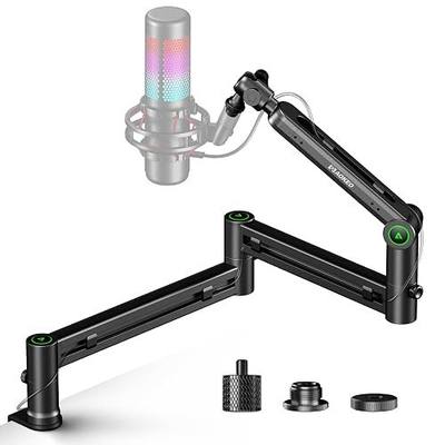 Microphone Arm,Aokeo AK-58i Desk Low Profile Mic Boom Arm Stand,Suitable For Blue Yeti,Snowball iCE,HyperX QuadCast,SoloCast,Elgato Wave,Etc