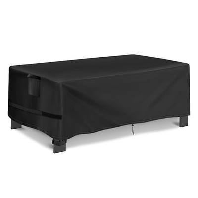 Outdoor Coffee Table Cover Waterproof, 50"L x 31"W x 13"H | 50 Inch Waterproof Patio Rectangular Coffee Table Cover, Outdoor Furniture Covers for Winter, Rainproof Fade Resistant