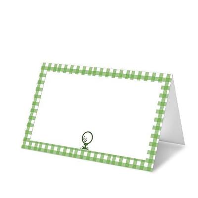 Golf Table Place Card, Hole In One Decorations, Reception Seating Cards, 25 Pcs Blank Fill In Folding Name Place Cards, Food Lables Tags, Baby Shower Birthday Party Decorations Supplies -04