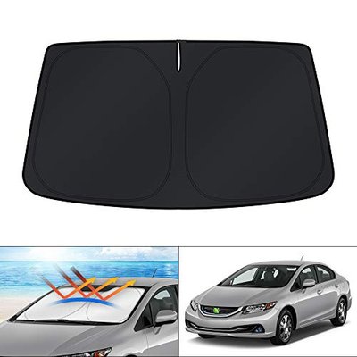 KUST Windshield Sun Shade for Chevy Chevrolet Equinox EV 2024-2025 2026 Custom Fit Sunshade Foldable Sun Protectors Interior Accessories Blocks UV Rays