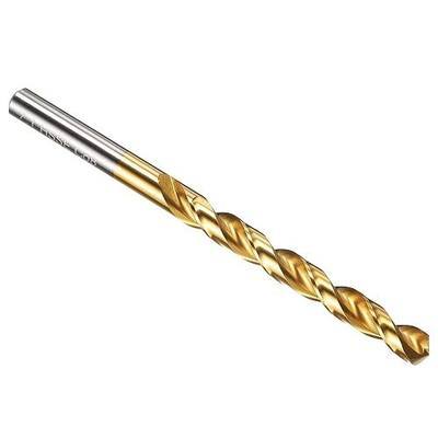 PATIKIL 7mm Drill Bit, M42 8% Cobalt High-Speed Steel Jobber Straight Shank 135° Titanium Nitride (TiN) Coated for Hard Metal Stainless Steel - 1 Pack