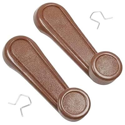 Window Crank Handle,Textured Brown,Compatible with 1973-2017 Toyota Tundra Yaris Matrix Tacoma Corolla Camry Sienna T100 Previa 4Runner MR2 Pickup
