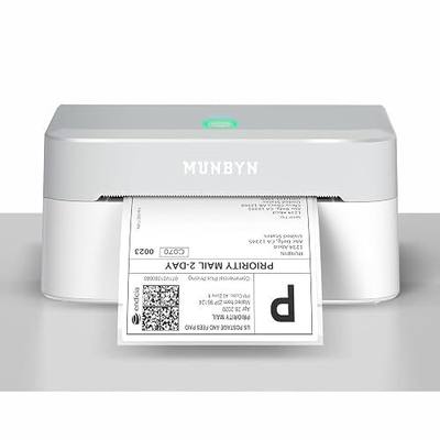 MUNBYN Bluetooth Thermal Label Printer, Wireless 4x6 Shipping Label Printer | Work for Small Business, Compatible with Android, iPhone, Windows, Mac, Chromebook, Print Width 1.57"-4.25"