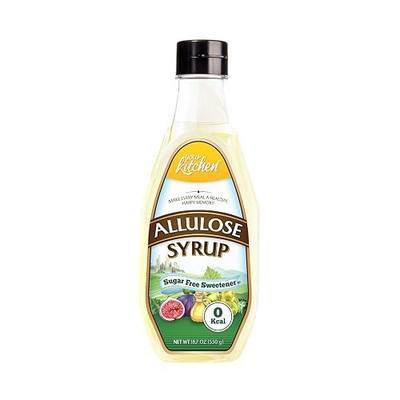 Your Kitchen Allulose 18.7 Fl Oz - 99.7% Keto Allulose Syrup, Zero Calorie Sweetener, Stevia Blend Thin Syrup, Low Glycemic, Non Erythritol, 0 Net Carbs Sugar Substitute