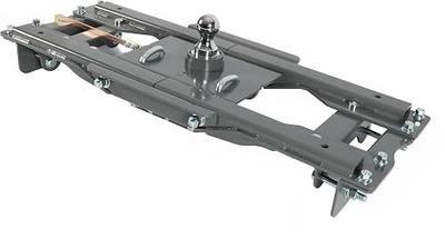 Heavy-Duty Gooseneck Hitch Fit for 2023−2026 Ford F250 & F350 and Ford F450 with Factory Installed Bed, 30k lbs GTW for Towing Trailers/Livestock/Boats/Cargo, Hide-Away Ball Design