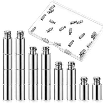 20PCS Scrapbook Extension Posts Album Accessories Extension Post Replacement for Binding Extending Post-bound Refillable Photo Album Scrapbook Screws Craft Diy Refill Pages (12 mm/ 0.47 Inch)