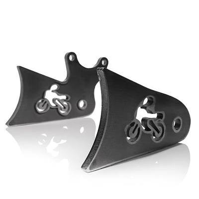 JMCHstore 6'' Mini bike Stretch Extension Tabs for for FRP GMB100 Motovox MBX10, Monster Mega moto MM80 MMB80, Realtree RT100, Colmena RB100 (Motovox/MM80, 6 inch)
