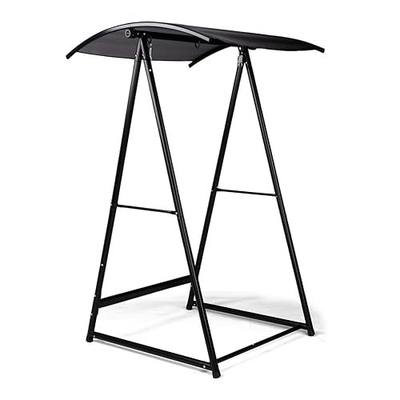 Outvita Outdoor Hammock Chair Stand, Heavy Duty A-Frame Metal Swing Stand with Powder-Coated Finish and Shade Canopy for Yard, Porch, Paito, Inside Room