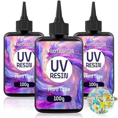 Bond Craftor UV Resin 299G, Fast Curing Clear Epoxy Resin Hard Type for Jewelry Making, Craft, DIY