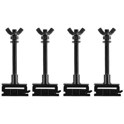 4 Pack E-Track Spare Tire Mount, E-Track Spare Wheel Holder Mount, Etrack Accessories for Trailers, Truck Bed, Garages