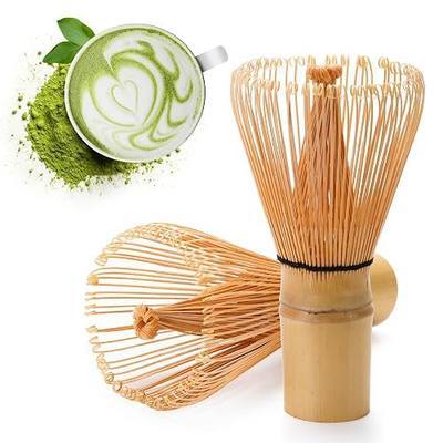 Handcrafted Bamboo Matcha Whisk, Traditional Japanese Chasen Matcha Stirrer, 100% Handmade from natural Bamboo (2Pcs)