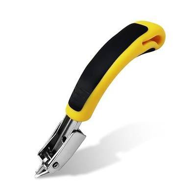 Staple Remover, Heavy Duty Staple Remover Tool,Upholstery Stapler Remover for Carpet,Wood,Floor, Furniture, Construction, Industrial Staple Lifter Removes Flooring, Carton Box Staples(Yellow)