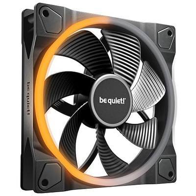 be quiet! Light Wings 140mm PWM Reverse Black Fan, Silence-Optimized and Reversed Fan Blades, high Airflow, Ideal as Side or Bottom Intake, ARGB Lighting, 20 LEDs, Very Quiet Operation