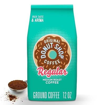 The Original Donut Shop Coffee, Regular, Medium Roast, Ground Coffee, 12 oz Bag