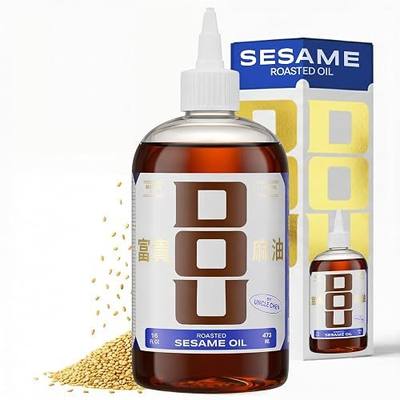 Dou by Uncle Chen Sesame Oil - Flavorful and Roasted Aromatic Oil for Cooking, Stir-Frying, and Dressing (1pack x 16oz)