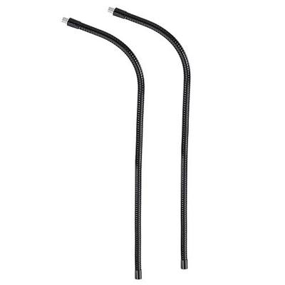 20-Inch Flexible Gooseneck Tubing, 3/8" Female to 1/4" Male Thread Universal Arm Gooseneck Extension Holder for Microphone, Tripod Phone, Camera, LED Video Lights 2 Pack
