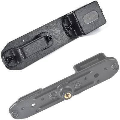 HYS Walkie Talkie/Handheld GMRS/FRS Radio Belt Clip Holder, Remote Shoulder Speaker Mic W/Belt Clip Holder, HT Bracket Adapter W/Standard 1/4" Standard Threading