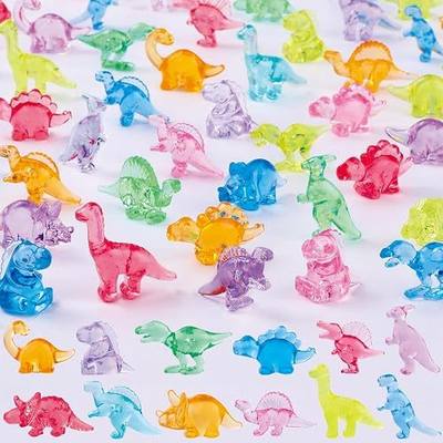 DIYDEC 120Pcs Mini Dinosaur Figurines 12 Styles Tiny Resin Animals to Hide,Small Plastic Dinosaurs for Vase Fillers Micro Dollhouse Aquarium Decorations