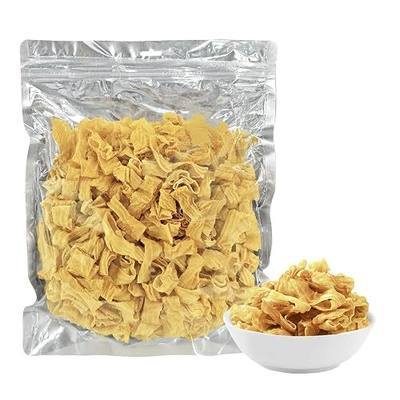 JTEDZI Dried Tofu Skin Strips, 14.1 Oz (400g) Bean Curd Strips, Natural Soy Tofu Strips