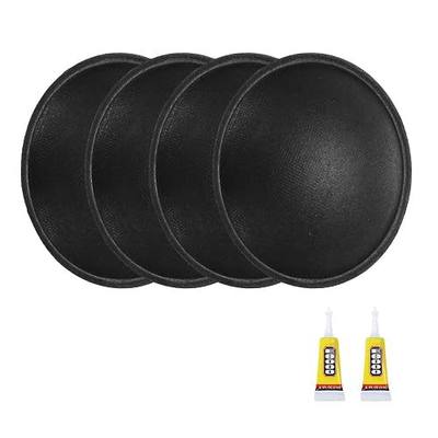 MECCANIXITY 4Pcs Speaker Dust Cap 54mm/2.13" Outer Diameter Subwoofer Paper Cap Subwoofer Coil Cover with Adhesives for Speaker Decoration Accessory Repair