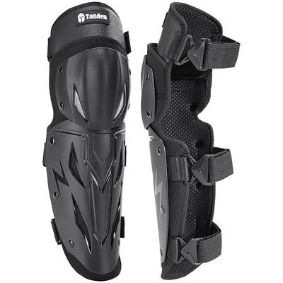 Tanden Motorcycle Knee Pads for Men Knee and Shin Guards, Motorcycle Leg Protection Armor Motocross Knee Guards Dirt Bike Pads Adjustable Crashproof Adult Protective Gear
