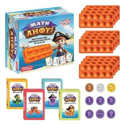 The Fidget Game Math Ahoy – Addition & Subtraction Game for Grades K-2 | Cool Math Game with Fidget Mats, Classroom & Homeschool Learning Resource, Fun Flash Cards & Activities for Children