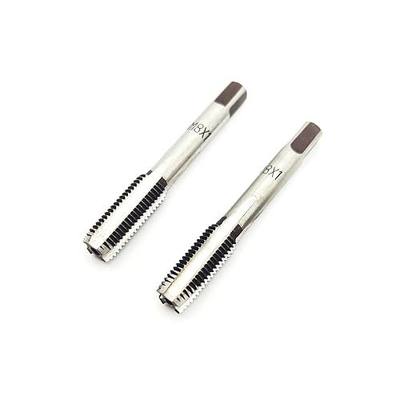 AtticZone M8 x 1.0 Metric Hand Thread Tap, Right Hand, Alloy Tool Steel, 1 Taper Tap, 1 Plug Tap for Metal Working DIY Industrial