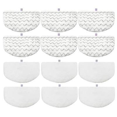 12 Pack 1940 Steam Mop Pads Replacement for Bissell Powerfresh Steam Mop | 1940 1440 1544 1806 2075 2181 2814, for Bissell Steam Mop Pads 19402 19404 19408 19409 1940A 1940W 2685A 2075A 5938