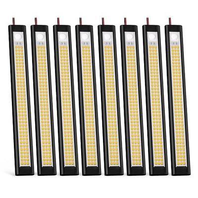 12V LED Light, Enclosed Trailer Light, 12 Volt Lights, 12v LED Lighting for RV Interior, Strip Lights for Trailer, Cargo, Truck, Van, Shed, RV(8Pack, 4000K, Black)