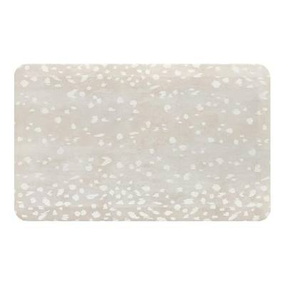 House of Noa Nama Standing Mat – Anti-Fatigue Kitchen Mats for Floor, Cushioned & Non-Slip Kitchen Comfort Mat for Standing, Thick Foam Anti-Fatigue Mat for Kitchen & Workspaces, Fawn Shea 22" x 36"