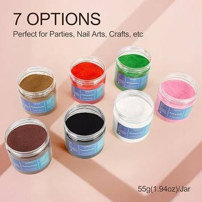 65g Flocking Powder - Velvet Fibers for Crafts DIY Scenery (Brown)
