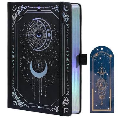 TIEFOSSI Line Journal Notebook for Women Men, 316 Pages,8.3x5.8 IN | Hardcover A5 College Ruled Notebook for Writing,Vintage Diary with Bookmark, for Work School, Note Taking