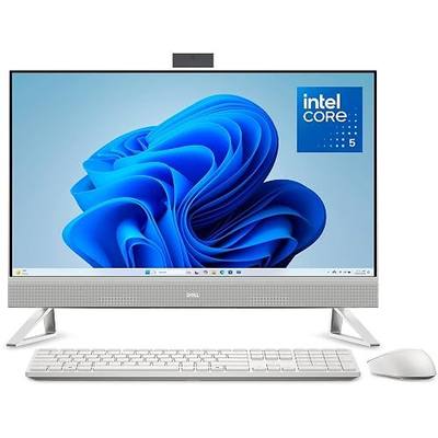 Dell 27" All-in-One Desktop, FHD, Intel Core 5 120U, Windows 11 Home | Intel Graphics, 512GB SSD, 16GB DDR5, Wi‑Fi 6E, Bluetooth, Keyboard & Mouse, EC27250