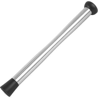 Lexenic Double Heads Muddler for Cocktails – Stainless Steel 32cm/12.6 Inch Bar Tool for Mojitos, Old Fashioned, Margaritas & More – Durable & Easy to Clean (Stainless Steel)