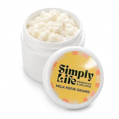 Milk Kefir Grains, Fresh Live Probiotic Culture for Homemade Kefir