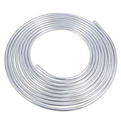 5/8 Metal Fuel Line,5/8" OD Aluminium Coiled Tubing Hard Tube for Refrigeration Tubing, Automotive Oil Pipe,Brake Line, Metal Gas Line, 10FT (5/8‘’ OD 10FT)