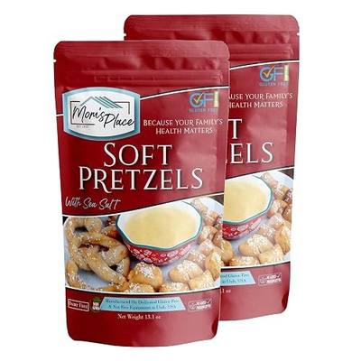 Mom's Place Gluten Free Soft Pretzels with Sea Salt Mix, Soft Pretzel Making Kit (13.1 Ounce (Pack of 2), Pretzels)