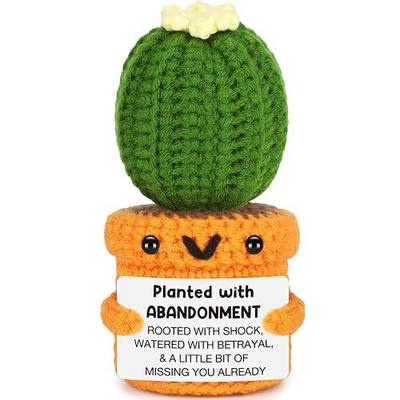 Farewell Gifts for Coworker Women Men Funny Leaving Going Away Goodbye Gifts for Coworker Work Bestie Friend Boss Nurse Teacher Retirement Moving Away Promotion Birthday Abandonment Cactus Decroration