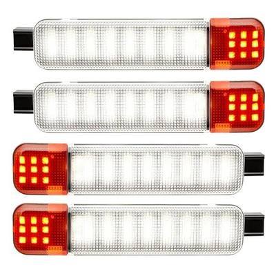 LED Door Panel Light Interior Courtesy Lamp Assembly Compatible with 1999-2006 Chevy Silverado/GMC Sierra 1500, 1997-2000 C/K 2500 3500, 2002-2006 Avalanche & 1995-2006 Tahoe Pickup, Pack of 4