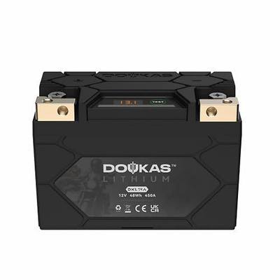 DKL14A YTX14AH-BS 450A LiFePO4 Motorcycle Lithium Battery, 12V 4Ah Powersports Battery, Compatible Jet Ski, Lawn Mower, Scooter, Generator Battery, Snowmobile
