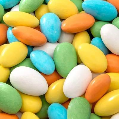Jordan Almonds, Pastel Candy for Wedding Buffets, Party Favors, 1 Lb Bag | Old Fashioned Coated Almonds
