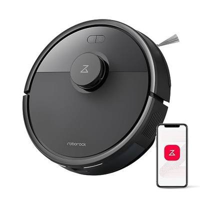 roborock Q7 L5 Robot Vacuum and Mop Combo, 8,000Pa Suction | Upgraded from Q5 Pro, Dual Anti-Tangle System, LiDAR Navigation, Multi-Level Mapping, Self-Charging Robotic Vacuum, Black