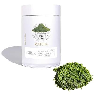 SOKYO ceremonial matcha series 3.5oz Powdered green tea Japanese matcha (3.52oz / 100g, Mie Ceremonial K)