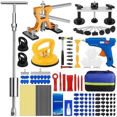 Car Dent Puller Kit,Paintless Dent Removal Kit,Car Dent Repair Kit with Slide Hammer 2 in 1 T-bar, Bridge Puller,Golden Lifter,Dent Remover Tool for Car Hail Damage DIY Repair
