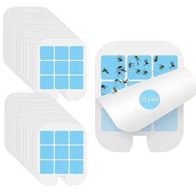 20 Pack Refill Glue Cards Compatible with Safer Home Fly Trap Refill,Applicable to SH502、SH503、23005-06 and DT3005W、DT3005W-DS3, Flying Insect Trap Refill Replacement