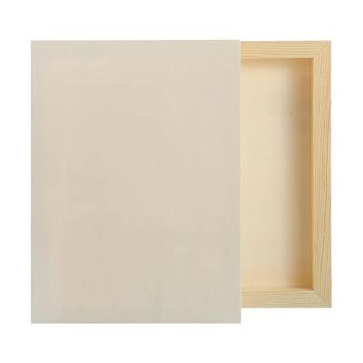 MECCANIXITY 2 Pack Wood Canvas Boards, 6x8 Inch Art Canvases Square Unfinished Wood Panel for Painting, Crafts, DIY Projects, Pouring Art