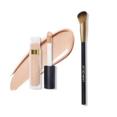LAURA GELLER NEW YORK The Under Cover Kit: Ideal Fix Concealer + Precision Angled Concealer Brush (02 Fair)