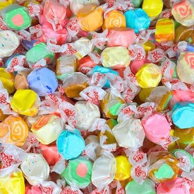 Premium Assorted Saltwater Taffy, 1 lb, Individually Wrapped Candy