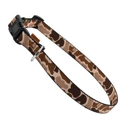 Dog Collar, Cute Camouflage Pattern, Soft and Adjustable Collar with Quick Release Buckle (XS (Neck 9-13", Width 3/8"), Camouflage Brown)